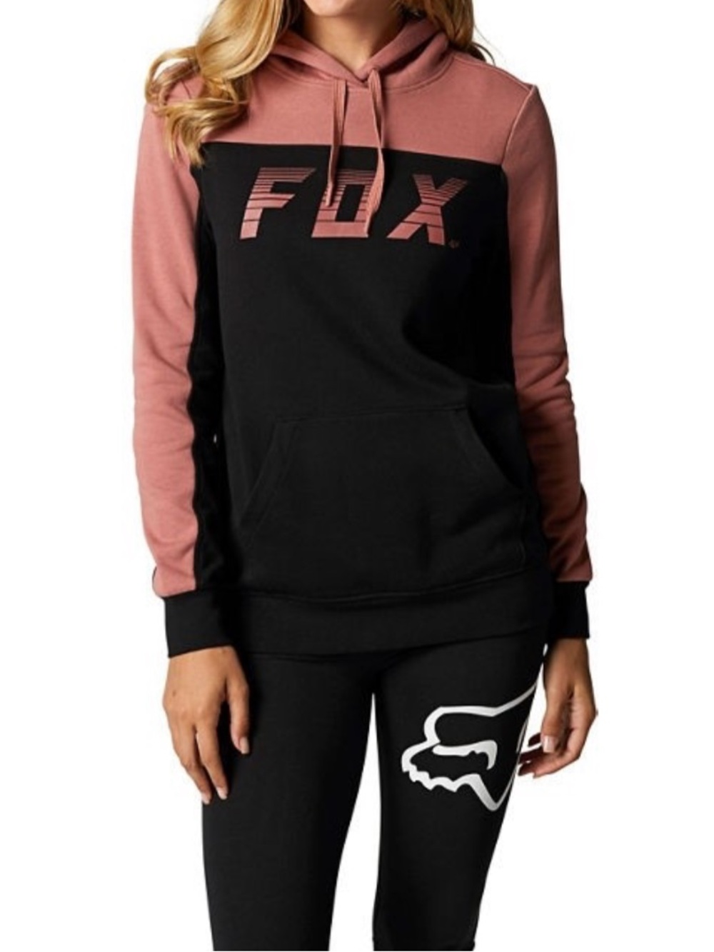 Fox Racing Break Out Retro Pullover Fleece Hoodie Womens Sz S